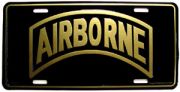 Army Airborne License Plate