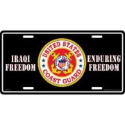 Plate USCG Iraq Enduring Freedom