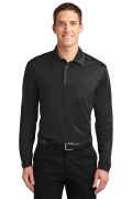 Port Authority Silk Touch Performance Long Sleeve Polo. K540LS