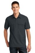 Port Authority Oxford Pique Double Pocket Polo. K557