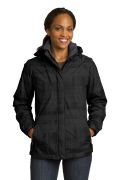 Port Authority Ladies Brushstroke Print Insulated Jacket. L320