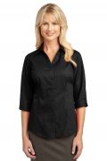 IMPROVED Port Authority Ladies 3/4-Sleeve Blouse. L6290