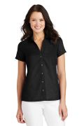 Port Authority Ladies Textured Camp Shirt. L662