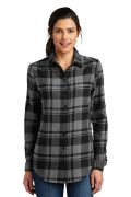 Port Authority Ladies Plaid Flannel Tunic . LW668