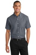 Port Authority Short Sleeve SuperPro Oxford Shirt. S659