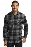 Port Authority Plaid Flannel Shirt. W668