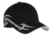 Port Authority Racing Cap with Sickle Flames.  C878