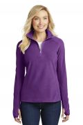 Port Authority Ladies Microfleece 1/2-Zip Pullover. L224