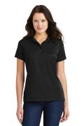 Port Authority Ladies Poly-Charcoal Blend Pique Polo. L497