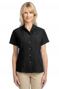 Port Authority Ladies Patterned Easy Care Camp Shirt. L536