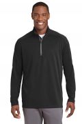 Sport-Tek Sport-Wick Textured 1/4-Zip Pullover.  ST860