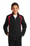 Sport-Tek Youth Colorblock Raglan Jacket. YST60