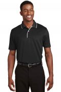 Sport-Tek Dri-Mesh Polo with Tipped Collar and Piping.  K467