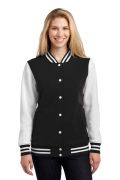 Sport-Tek Ladies Fleece Letterman Jacket. LST270