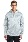 Sport-Tek Sport-Wick CamoHex Fleece Hooded Pullover. ST240