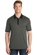 Sport-Tek Heather Contender Contrast Polo. ST667