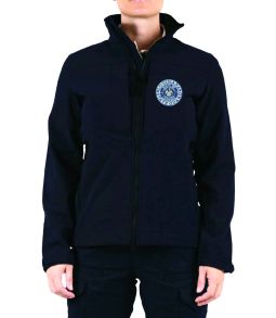 Ladies TACTIX SFTSHL JACKET w/LA State Guard Logo